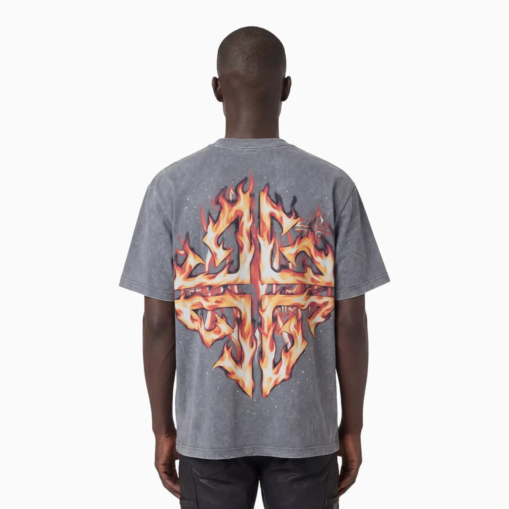 Camiseta Cyborg Gris de Hombre