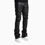 Men's Obsidian Black Icon Stacked Denim Pant