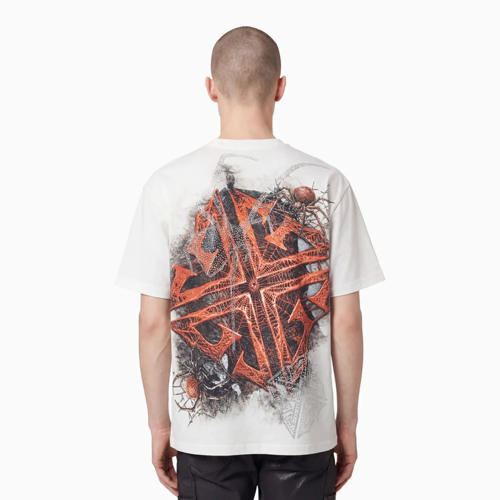 Camiseta Blanca de Araña para Hombre