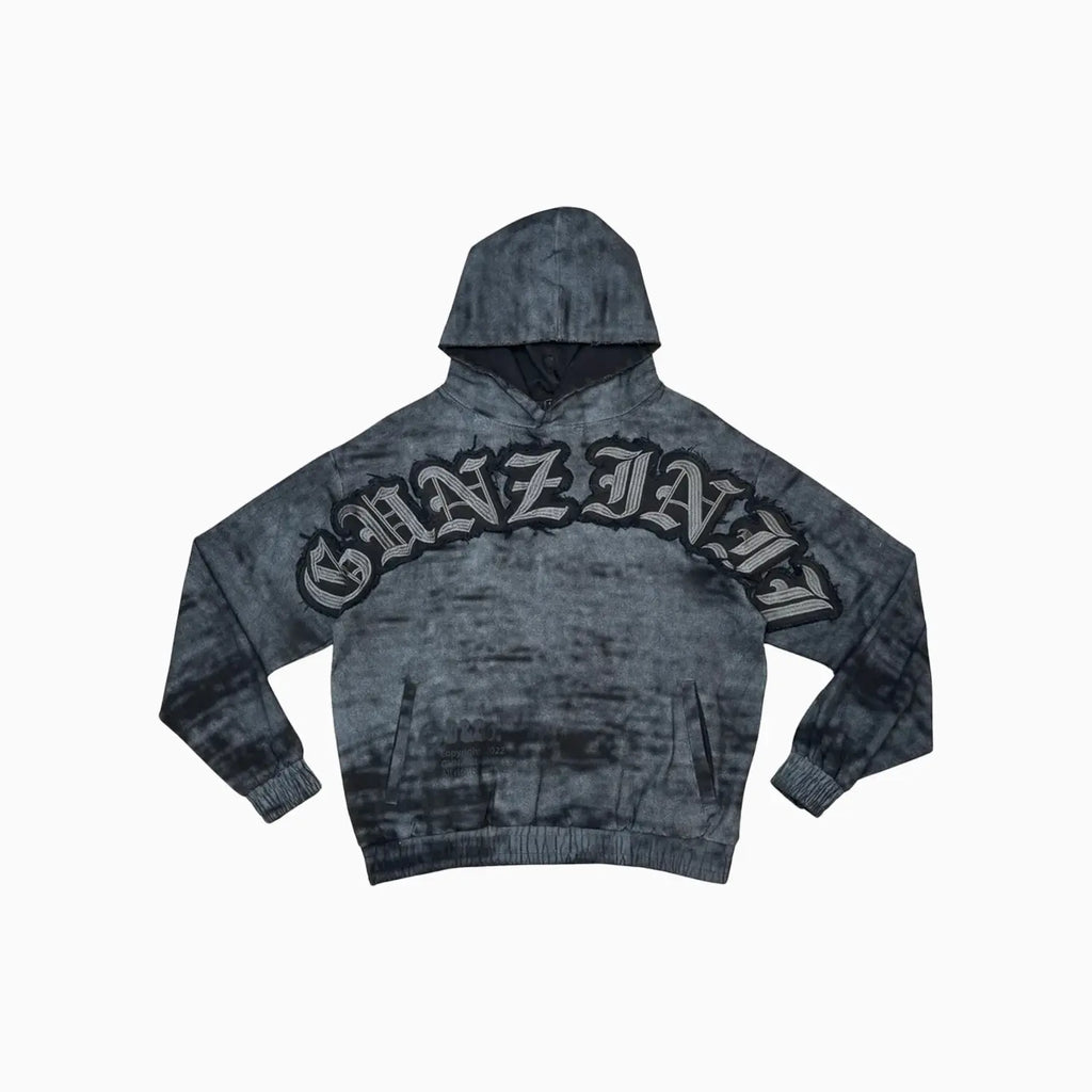 Sudadera con capucha y lema "Honor a la fuerza masculina"