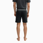 Men's Shorts With Monogram Pattern Panels