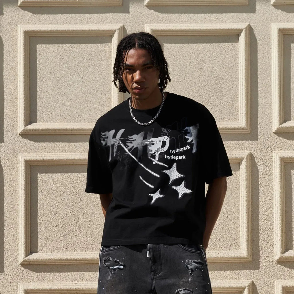 Camiseta de manga corta Star HP para hombre