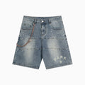 Short en jean pour homme Park Velocity à clous