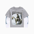 Camiseta térmica tipo gofre Night Rider para niños