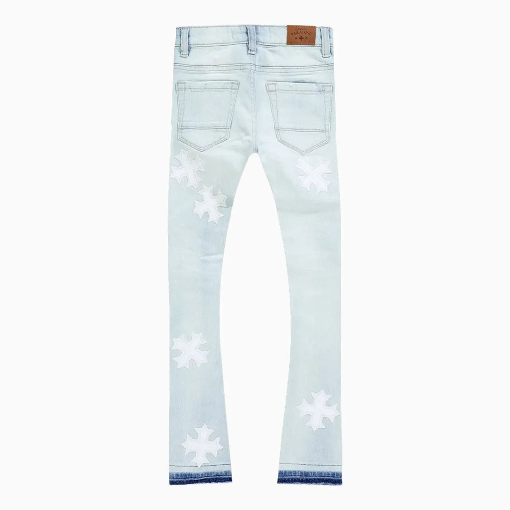 Pantalón vaquero Eden de niño súper ajustado con apilamiento