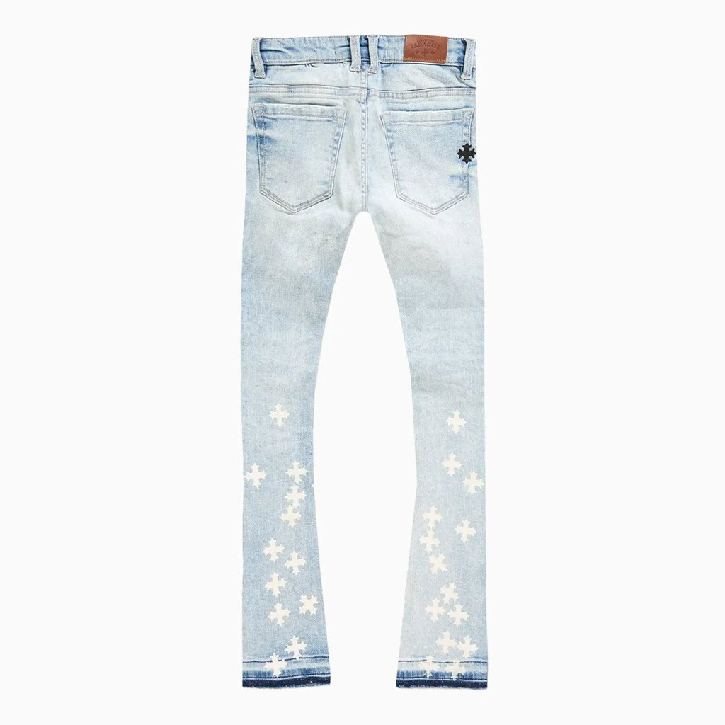 Kid's Super Skinny Stacked Forbidden Fruit Denim Pant