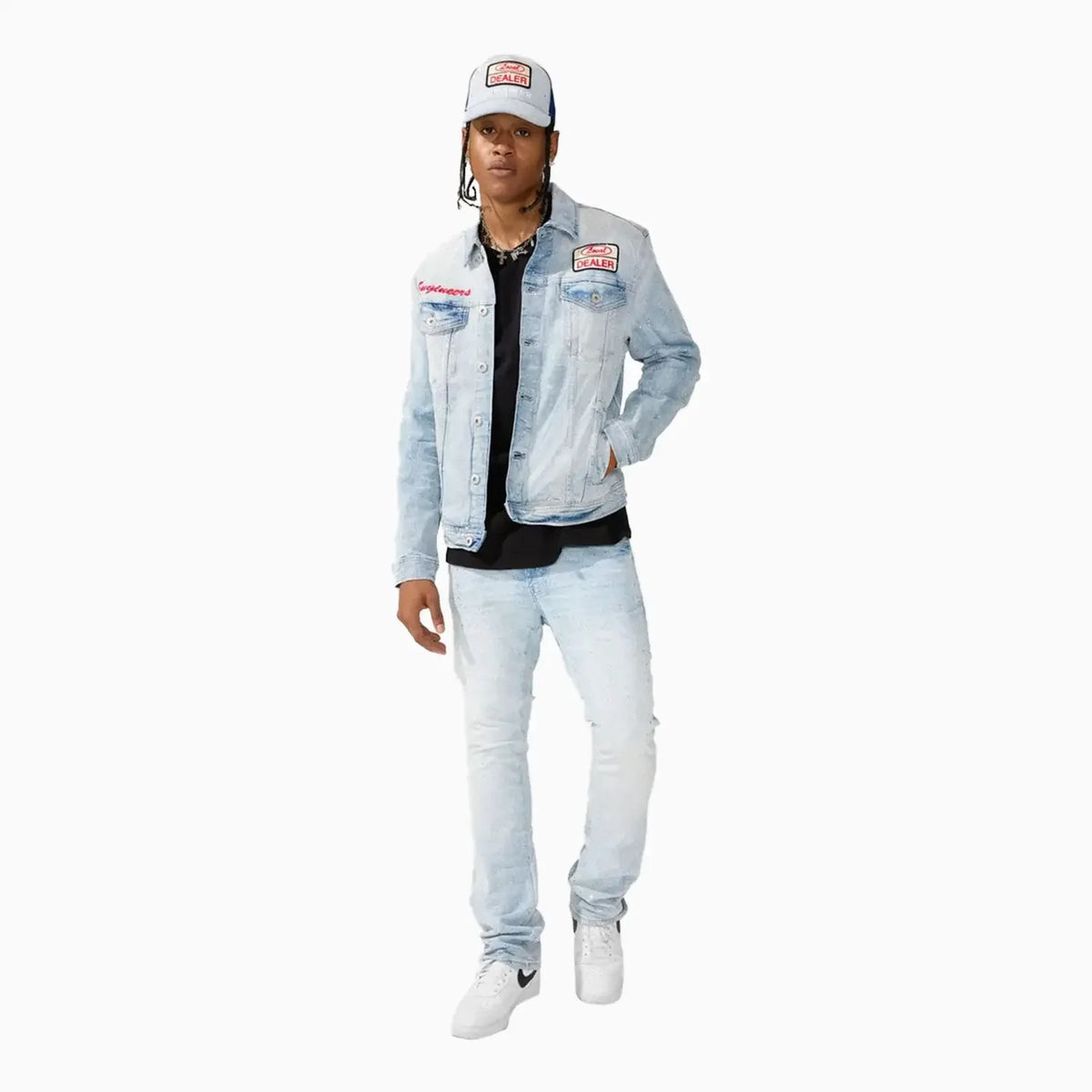 Chaqueta trucker de hombre del distribuidor local