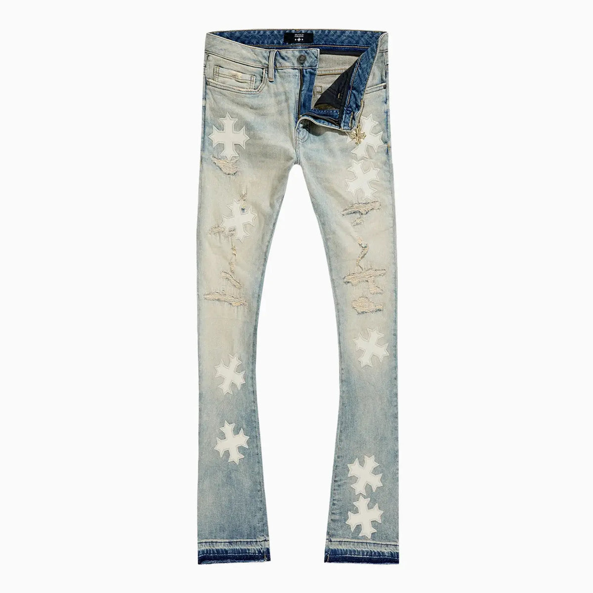 Pantalón vaquero Eden apilado súper ceñido para hombre