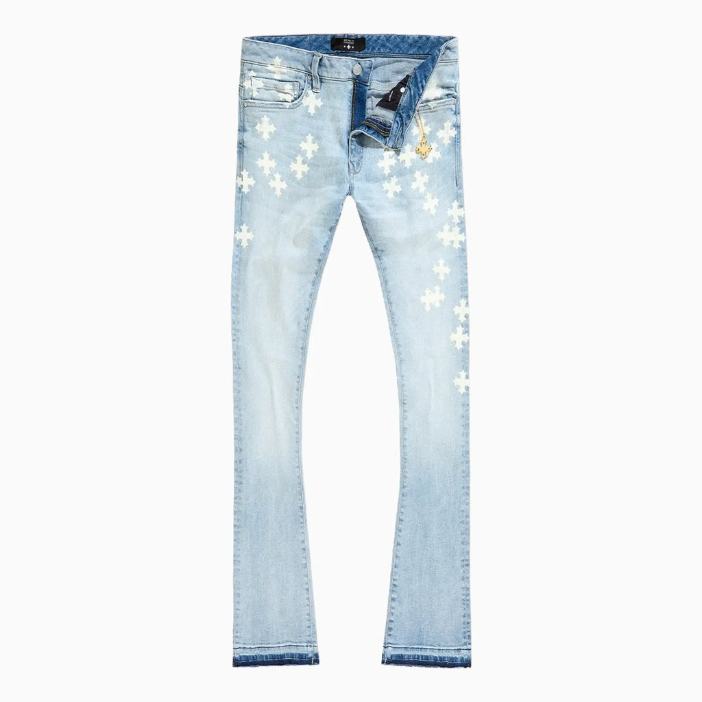 Pantalón Vaquero Súper Ajustado con Diseño Apilado Forbidden Fruit para Hombre