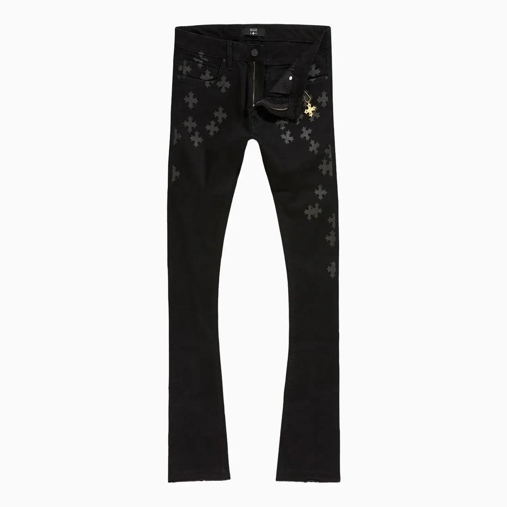 Pantalón de mezclilla para hombre Super Skinny apilado "Forbidden Fruit"