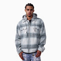 Camisa de Franela con Capucha SYIP para Hombre