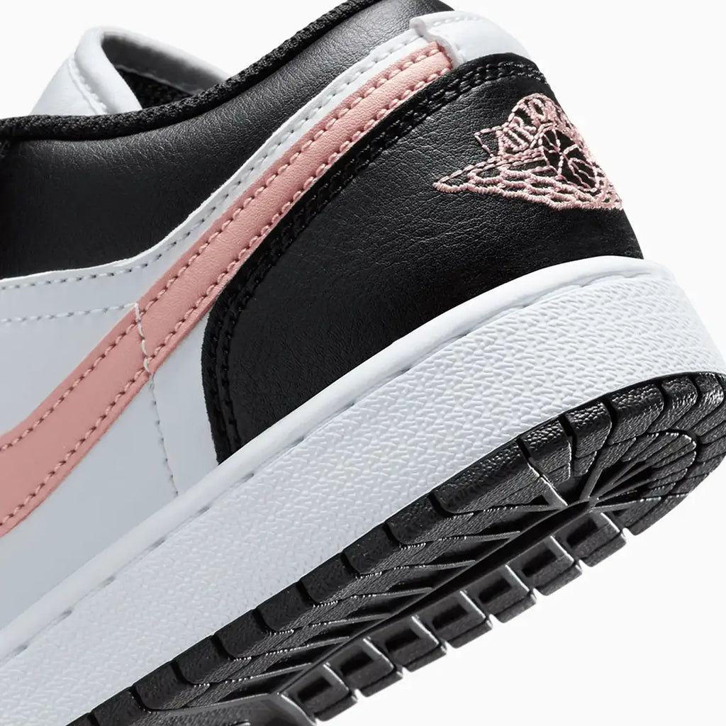 Kid's Air Jordan 1 Low 'Black Rust Pink' Grade School