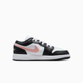 Kid's Air Jordan 1 Low 'Black Rust Pink' Grade School