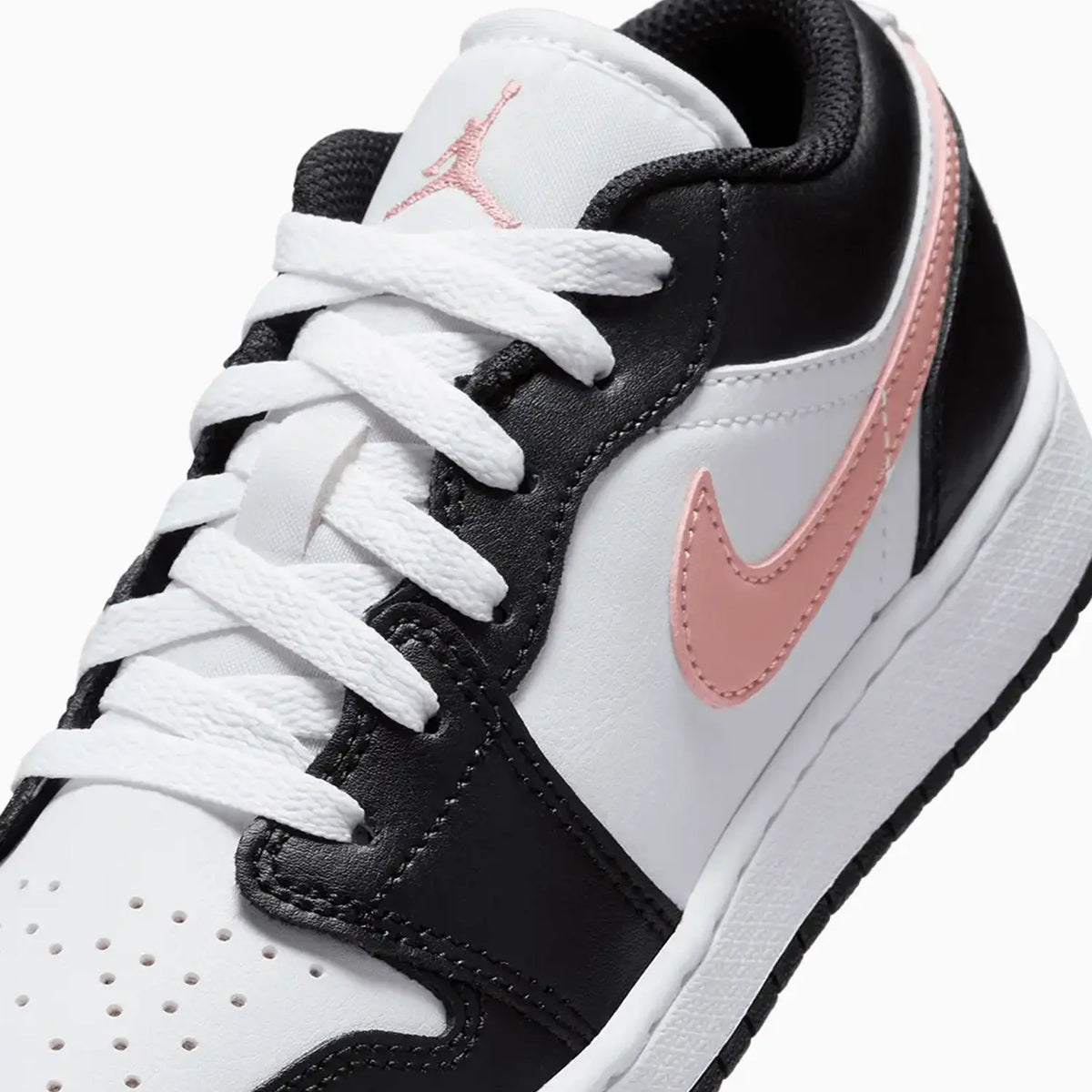 Kid's Air Jordan 1 Low 'Black Rust Pink' Grade School