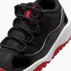 Air Jordan 11 Retro Low 'Bred' para niños pequeños