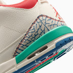 Air Jordan 3 Retro para niños 'Chalk and True Blue' de primaria