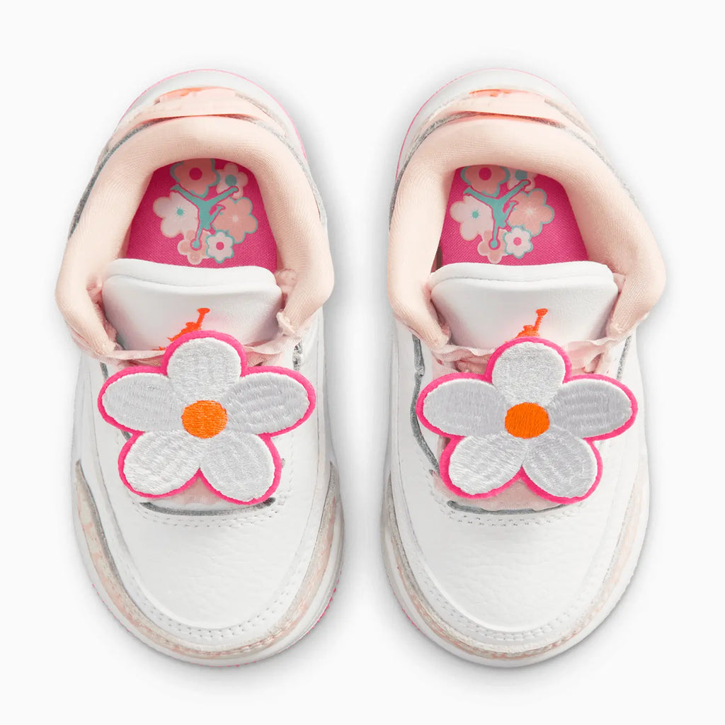 Air Jordan 3 Retro 'Spring Flowers' para niños pequeños