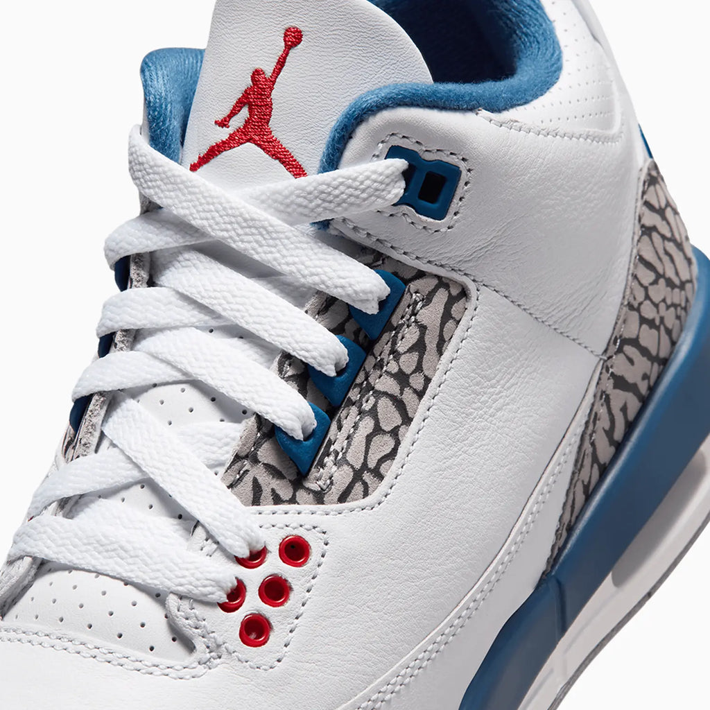 Air Jordan 3 Retro 'True Blue' para niños (Primaria)
