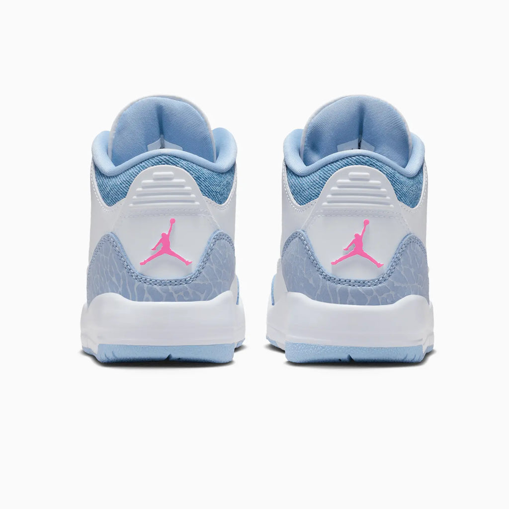 Kid's Air Jordan 3 Retro 'White Cobalt Bliss' Pre School