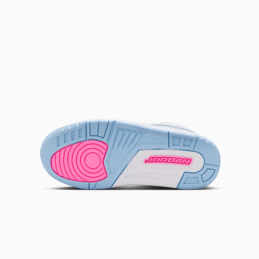 Kid's Air Jordan 3 Retro 'White Cobalt Bliss' Pre School