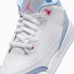 Kid's Air Jordan 3 Retro 'White Cobalt Bliss' Pre School
