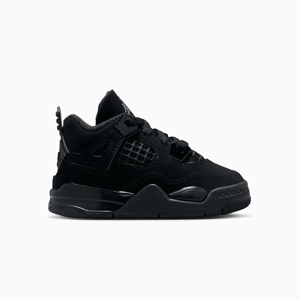 Air Jordan 4 Retro 'Black Cat' para niños pequeños