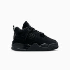 Air Jordan 4 Retro 'Black Cat' para niños pequeños