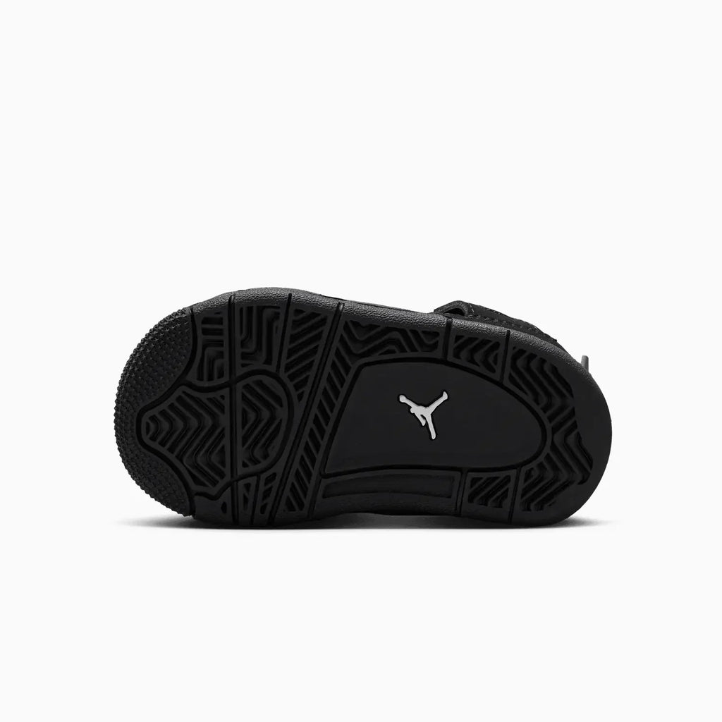 Air Jordan 4 Retro 'Black Cat' para niños pequeños
