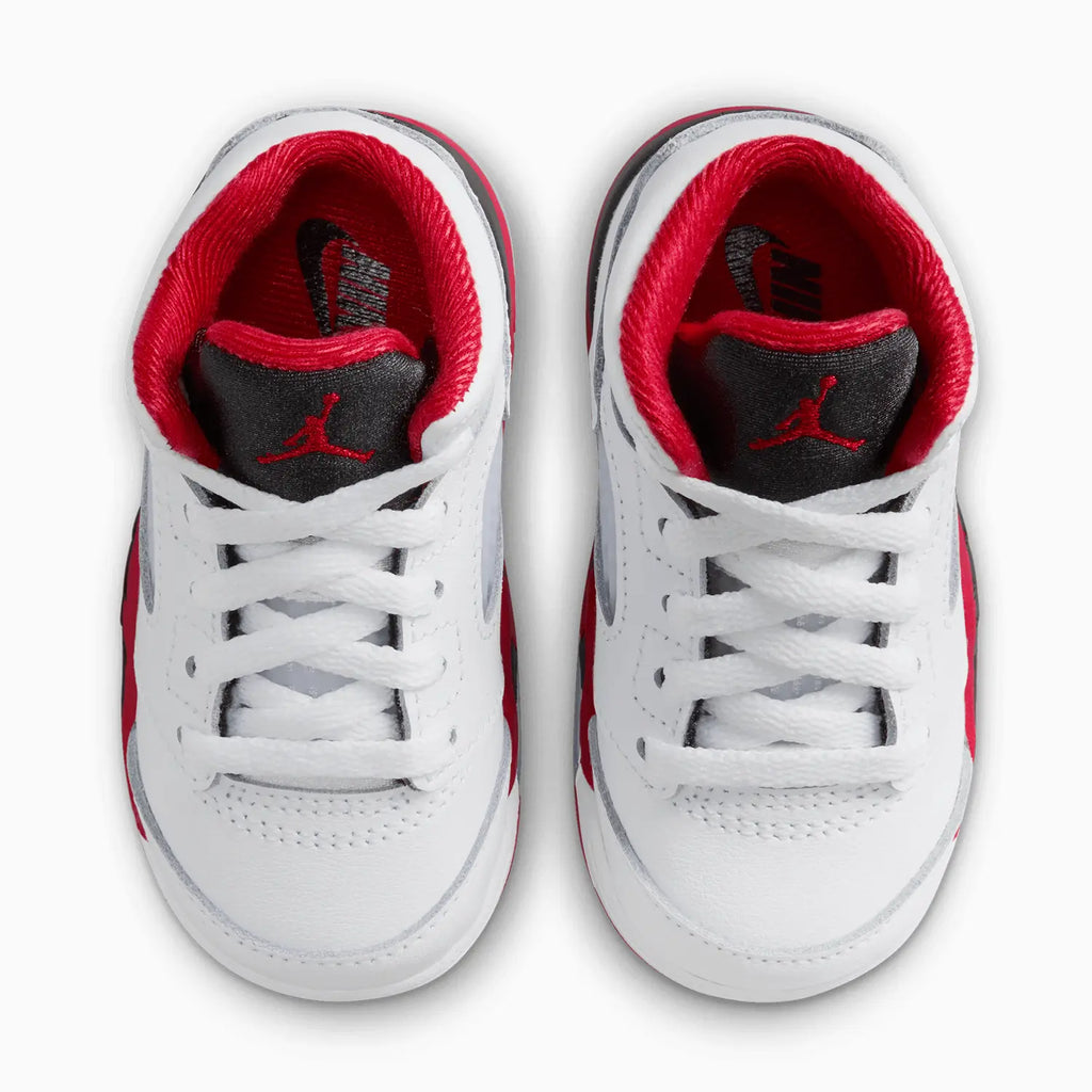Air Jordan 5 Retro OG 'Fire Red Black Tongue' para niños pequeños