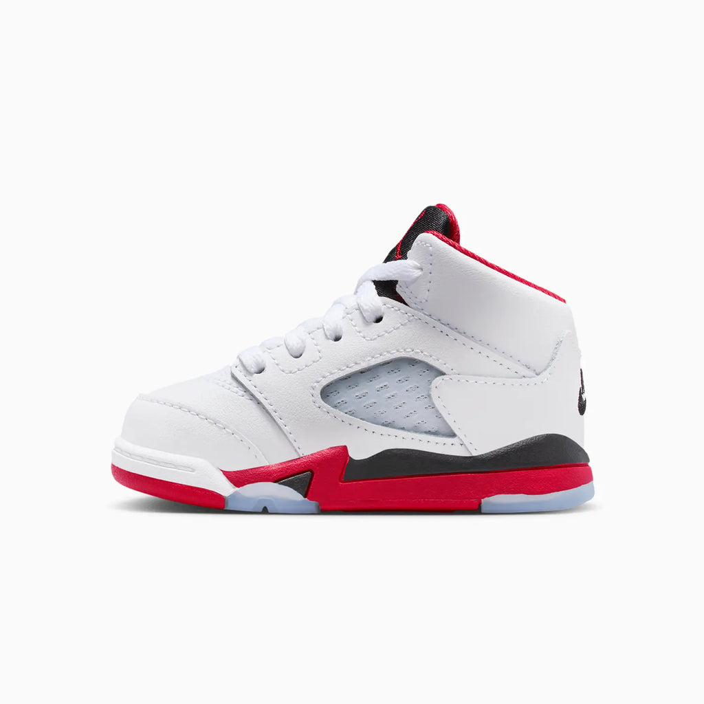Air Jordan 5 Retro OG 'Fire Red Black Tongue' para niños pequeños