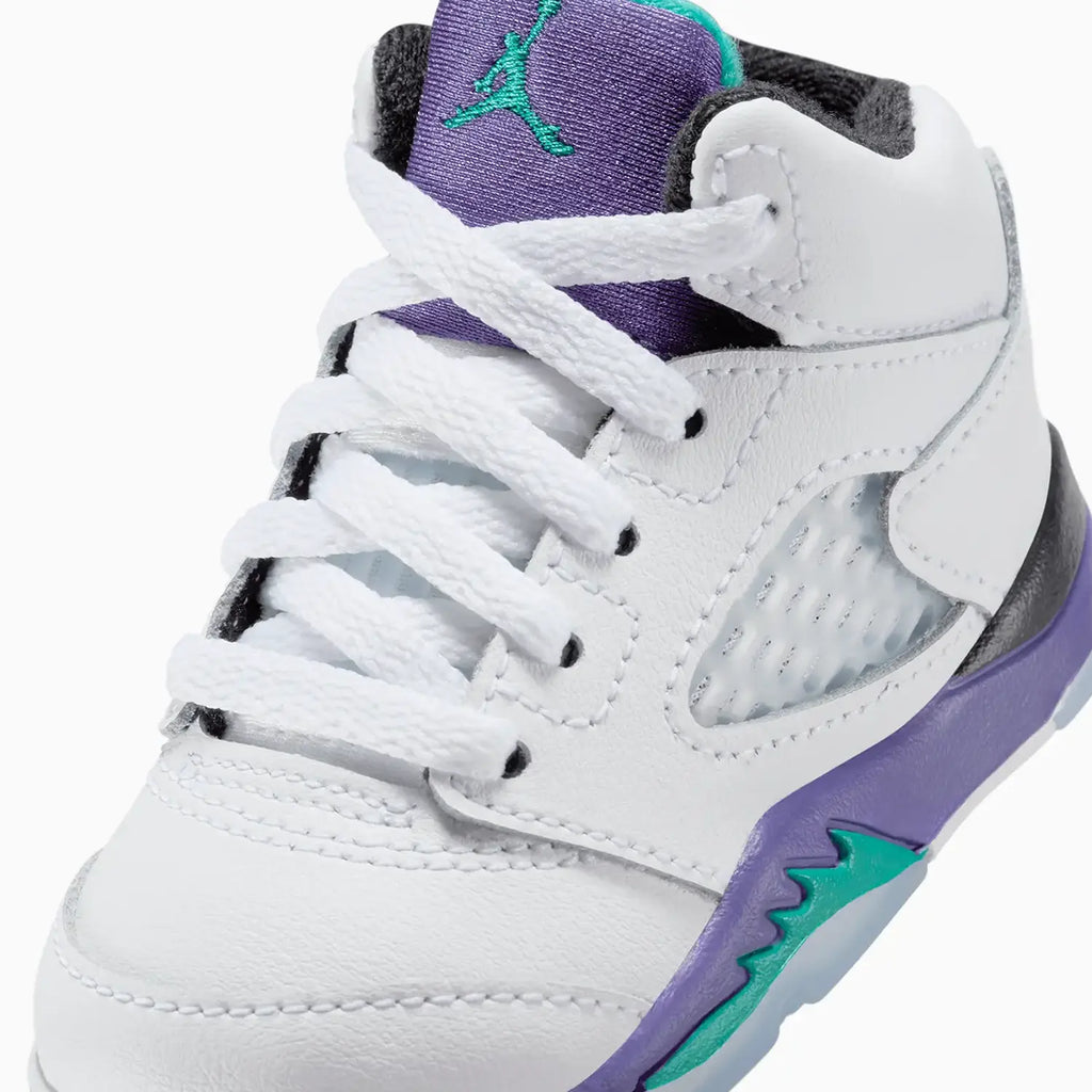 Air Jordan 5 Retro OG 'Grape' para niños pequeños