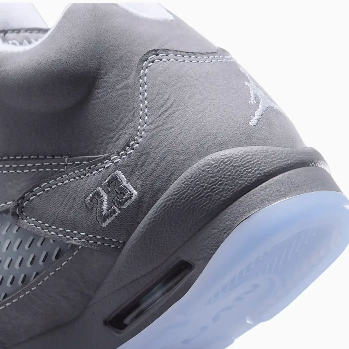 Air Jordan 5 Retro 'Wolf Grey' para niños de primaria