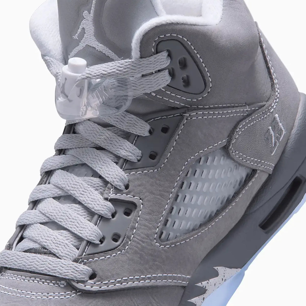 Air Jordan 5 Retro 'Wolf Grey' para niños de primaria