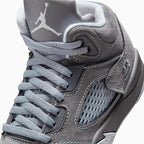 Kid's Air Jordan 5 Retro 'Wolf Grey' Preescolar