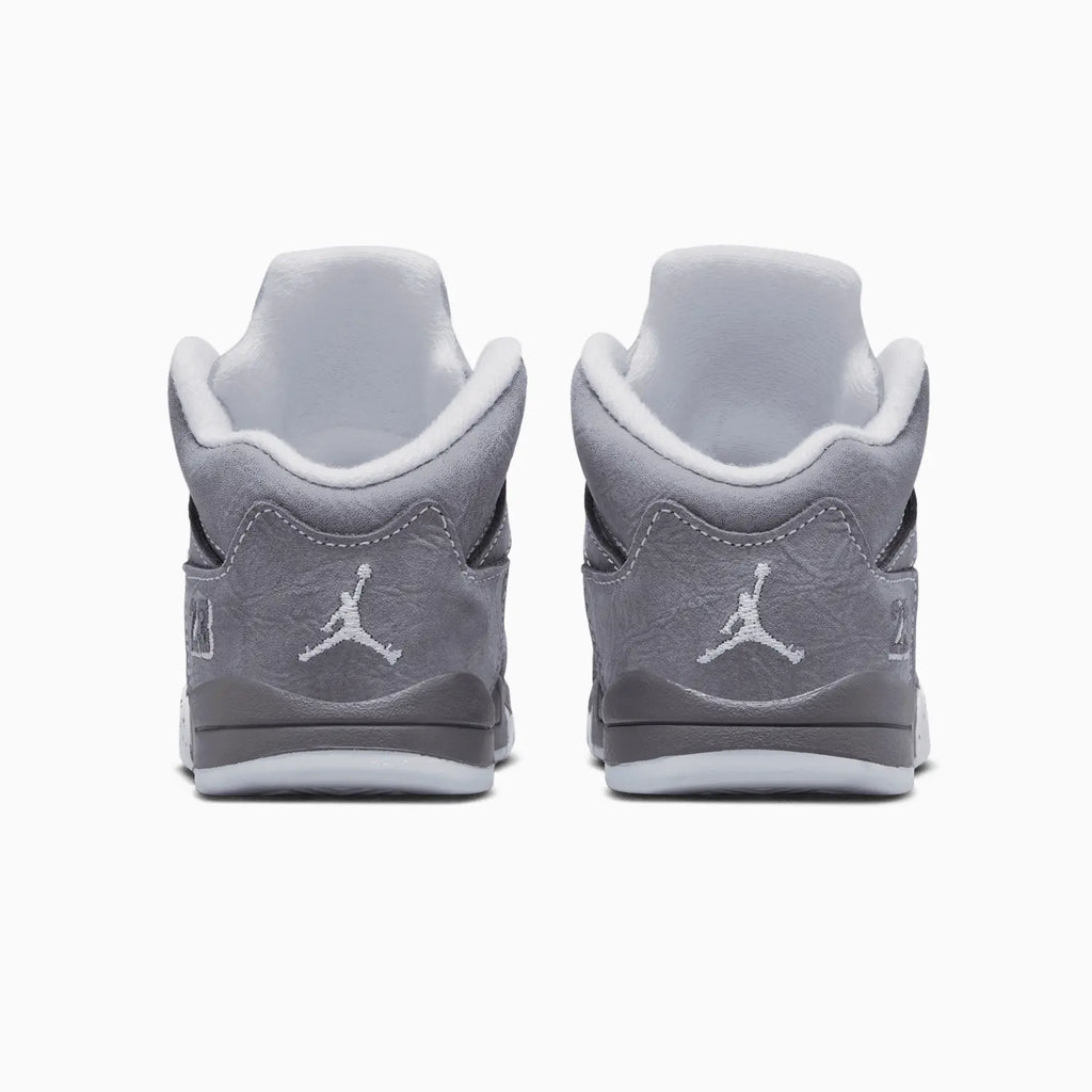 Air Jordan 5 Retro 'Wolf Grey' para niños pequeños