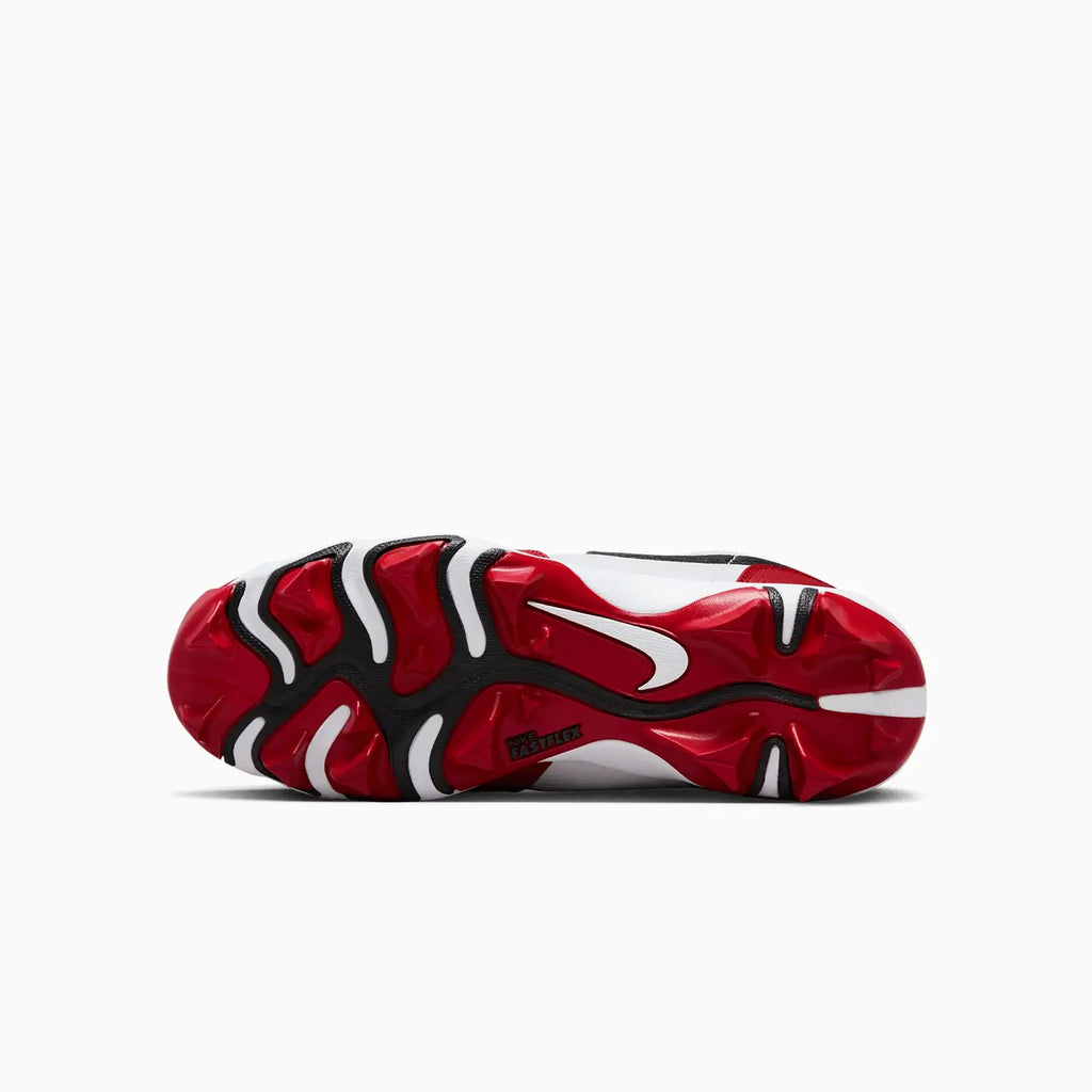 Kid's Jordan 1 Low Cleats 'Chicago' Grade School
