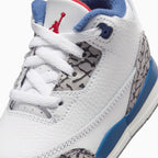 Jordan 3 Retro 'True Blue' para niños pequeños