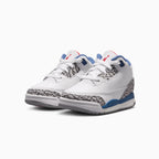Jordan 3 Retro 'True Blue' para niños pequeños