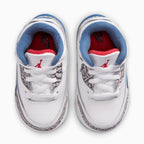 Jordan 3 Retro 'True Blue' para niños pequeños