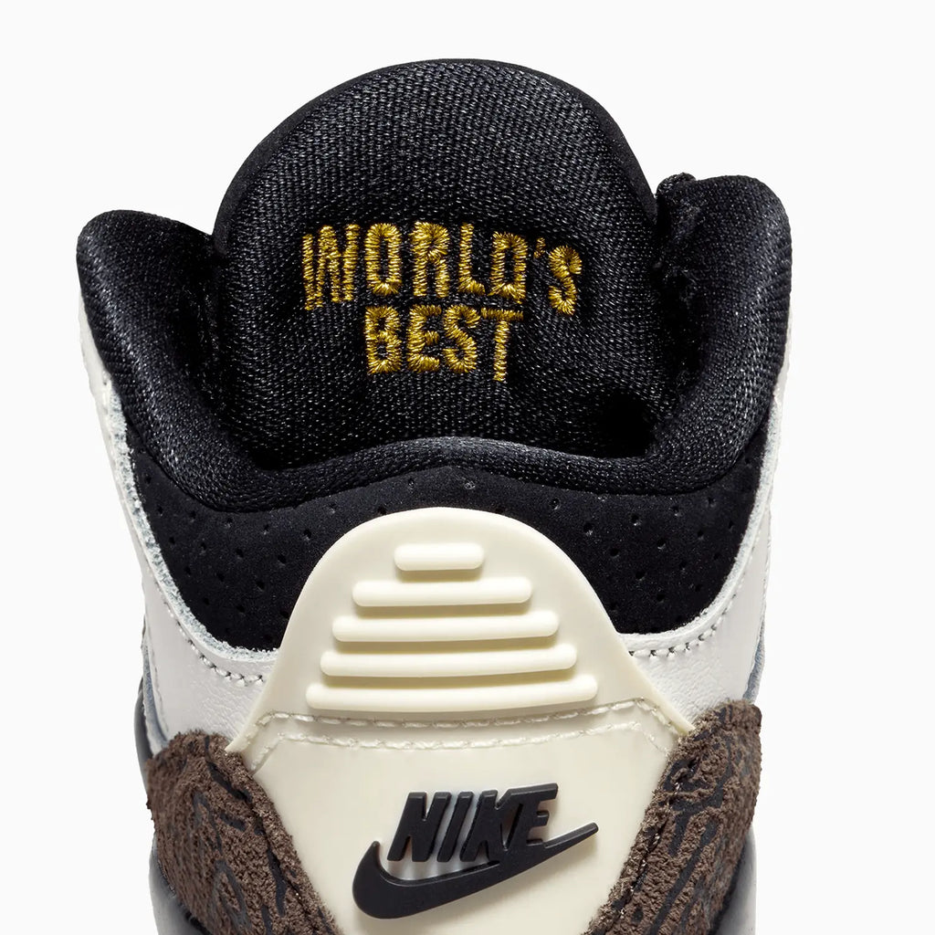 Jordan 3 Retro 'World's Best Dad' para niños pequeños