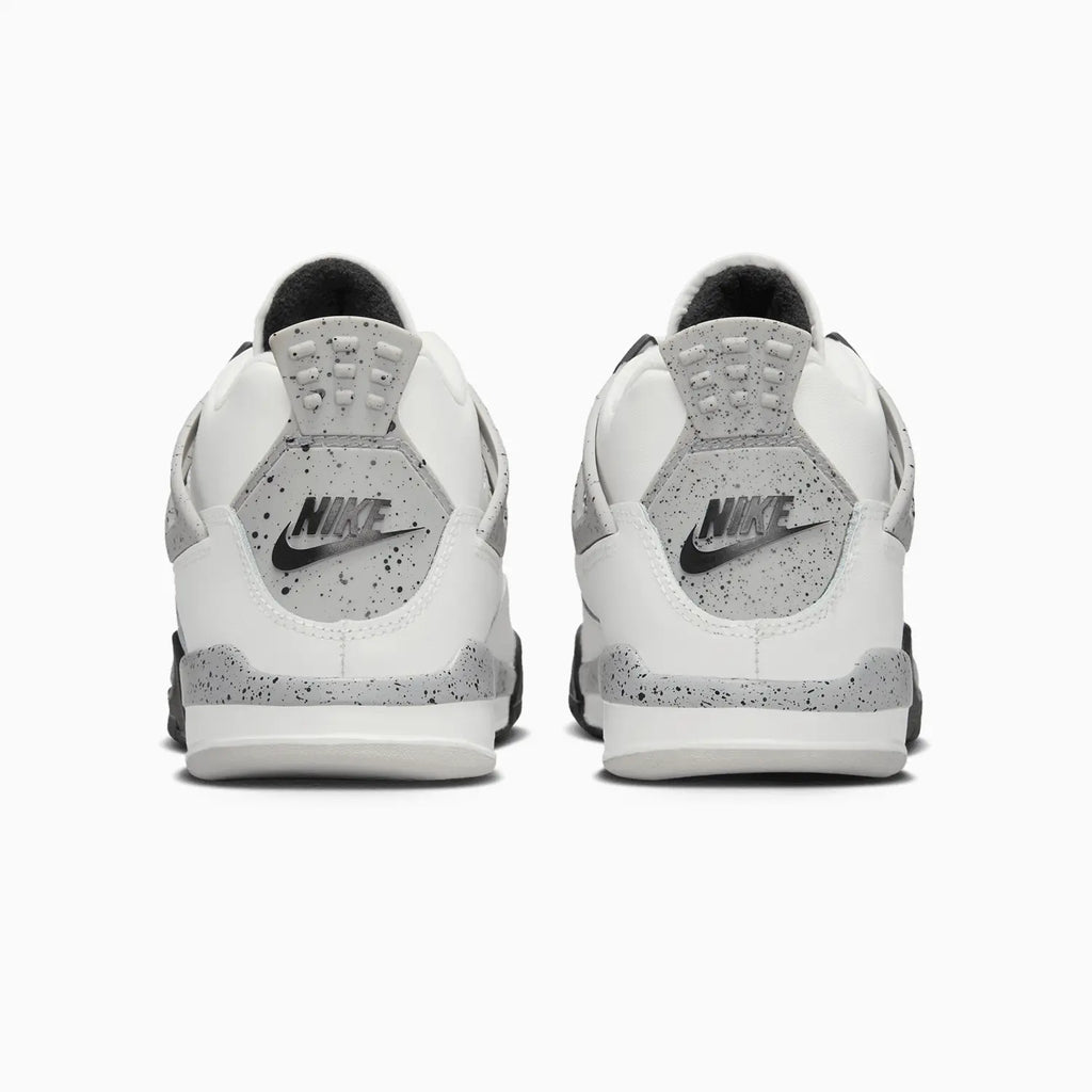 Jordan 4 Retro OG 'White Cement' Preescolar para Niño