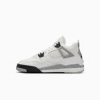 Jordan 4 Retro OG 'White Cement' Preescolar para Niño