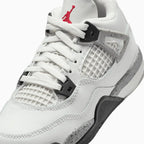 Jordan 4 Retro OG 'White Cement' Preescolar para Niño