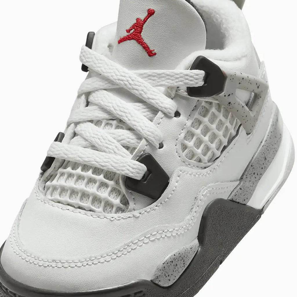 Jordan 4 Retro OG 'White Cement' para bebés