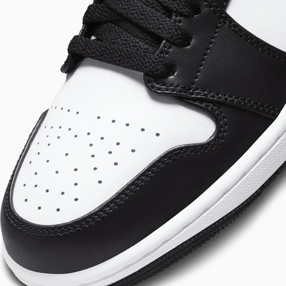 Air Jordan 1 Low de hombre 'Negro Blanco Gris'