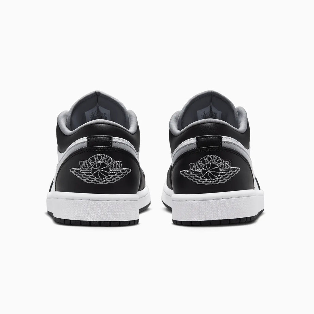 Air Jordan 1 Low de hombre 'Negro Blanco Gris'