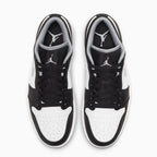 Air Jordan 1 Low de hombre 'Negro Blanco Gris'