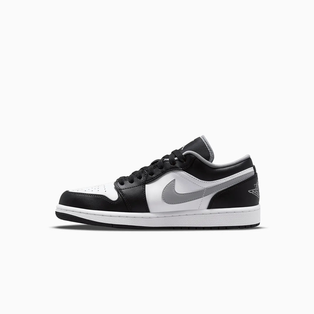 Air Jordan 1 Low de hombre 'Negro Blanco Gris'