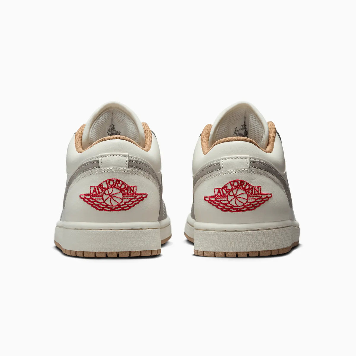 Air Jordan 1 Low de hombre 'Sail Fire Red College Grey'