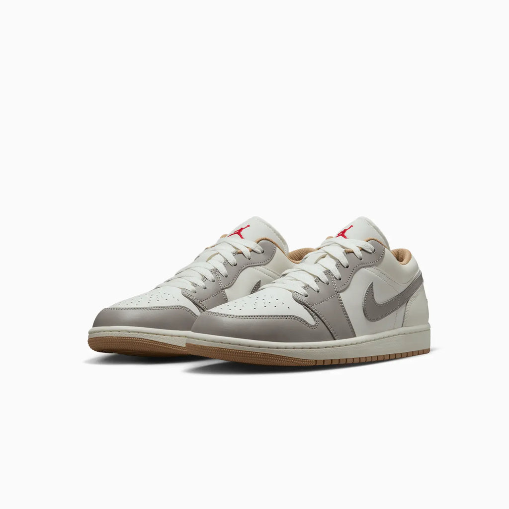 Air Jordan 1 Low de hombre 'Sail Fire Red College Grey'
